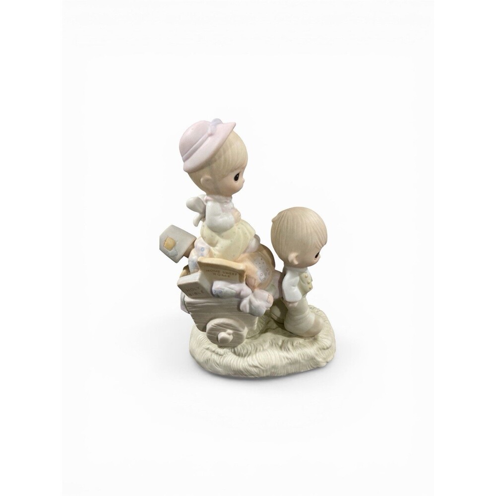 Jonathan & David Walking By Faith Enesco 1979 Taiwan Figurine Vintage E-3117